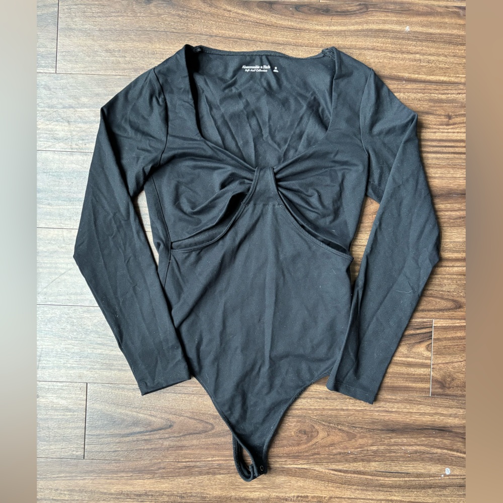 Black Abercrombie & Fitch bodysuit size small
